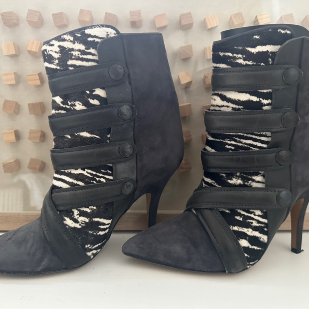 Isabel Marant Zebra Booties